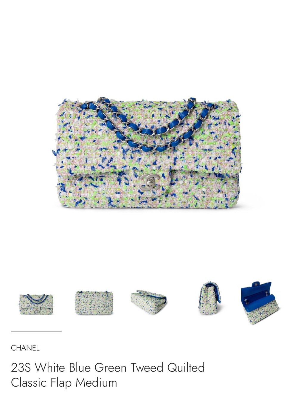 SPRING 2023 CHANEL TWEED FLAP BAG